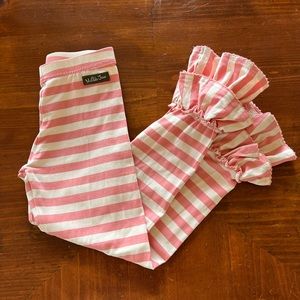 Matilda Jane Wonderment Just for Fun Benny Striped Ruffle Pant Size 6